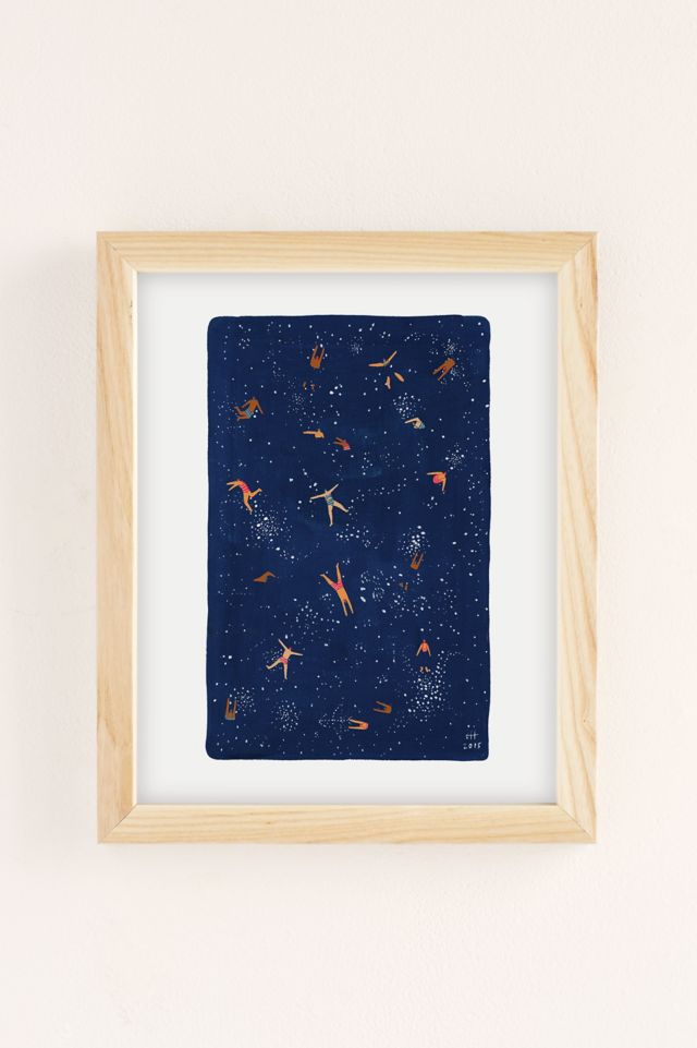 Affiche artistique "Ciel de baignade" par Helo Birdie #1