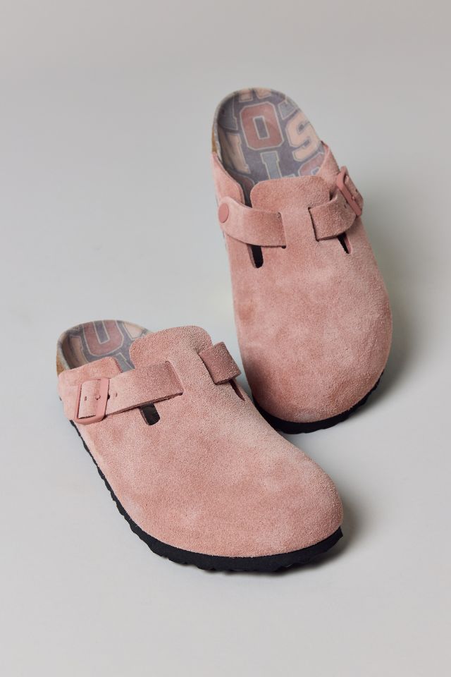 Sabot Boston pour femmes de Birkenstock en suède Varsity #1