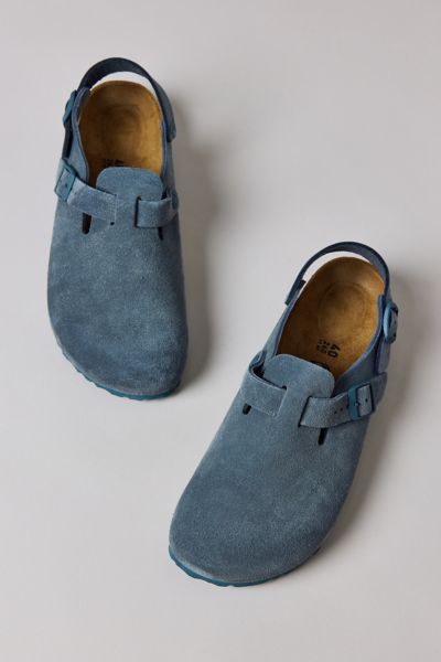 Birkenstock Women's Tokio Suede Clog In Basalt Gray, Women's At Urban Outfitters In Gray