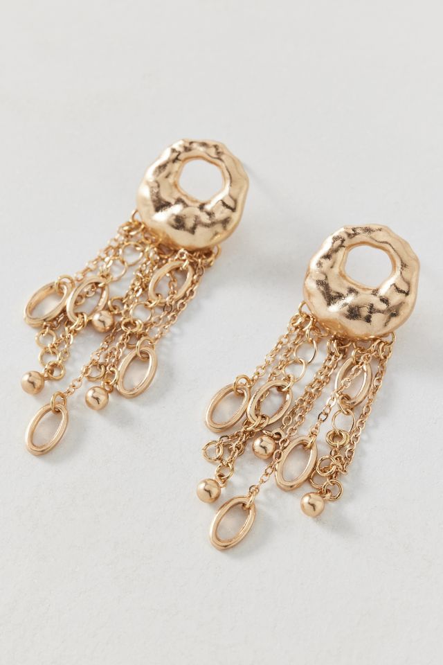 Milan Chain Fringe Earring #2