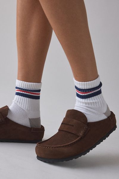 Birkenstock Women's Naples Wrapped Suede Clogs