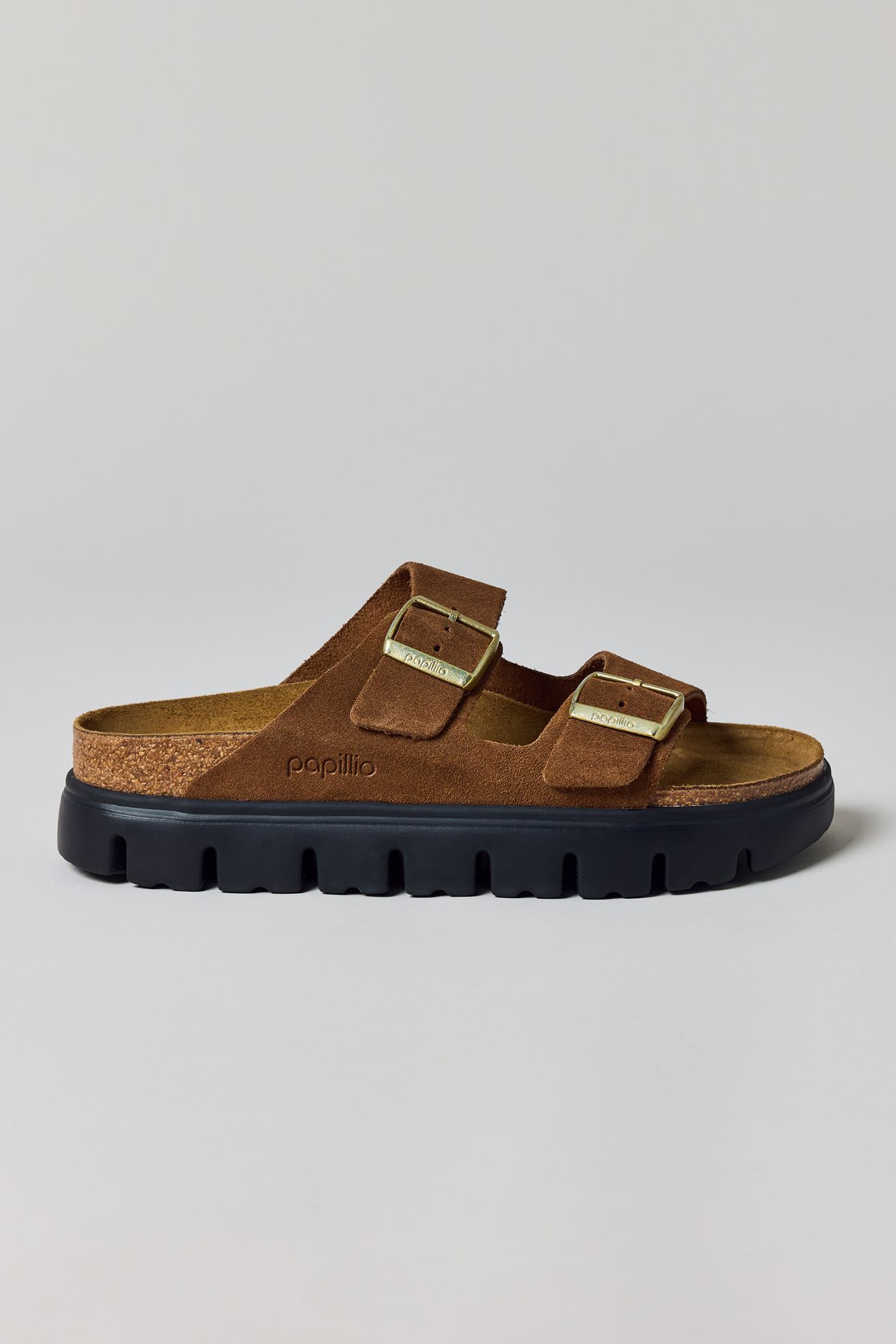 Birkenstock Women's Papillio Arizona Chunky Suede Sandal