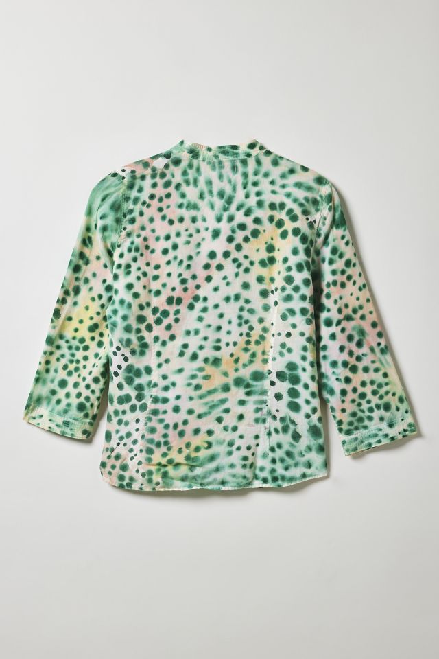 Vintage By Fruits Of Venus Springtime Spots Hand Painted Blouse #1