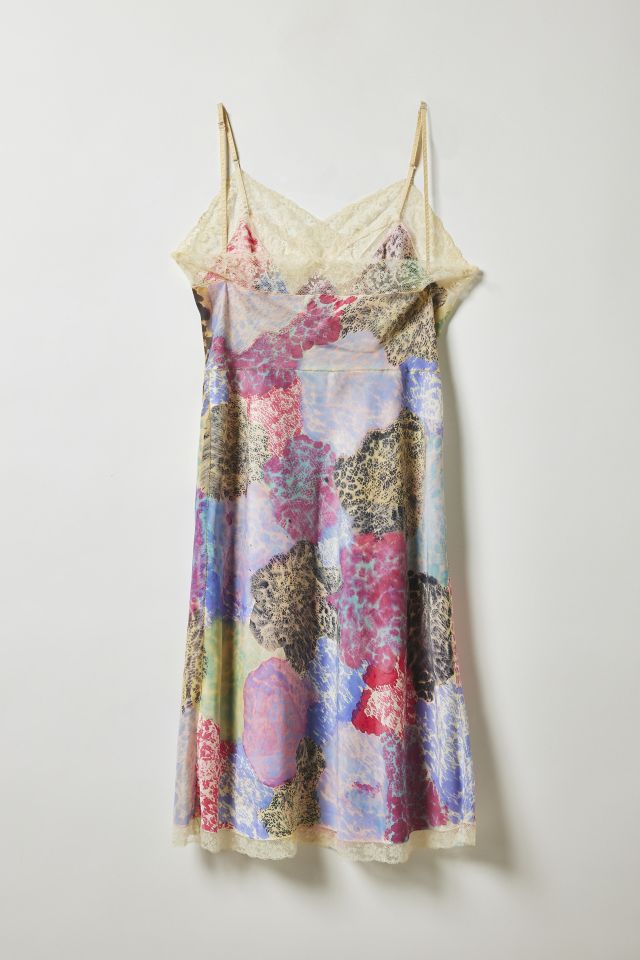 Vintage By Fruits Of Venus Dreamy Hand Painted Midi Dress #1