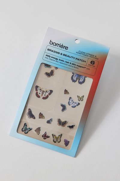 Barrière Vitamin Wellness Patch Set In Brains/beauty Butterfly At Urban Outfitters
