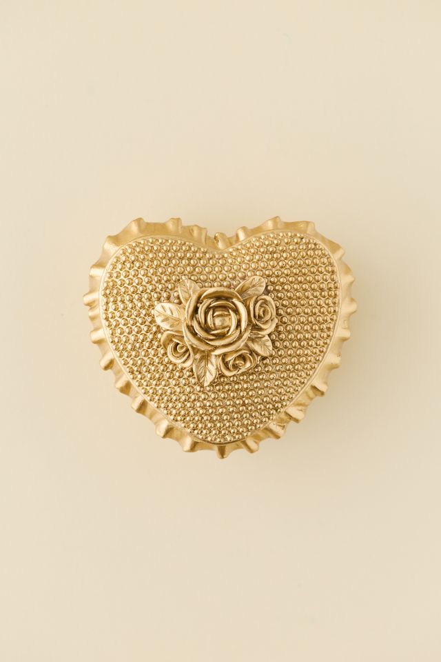 Heart Shaped Resin Trinket Box #1