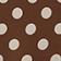 Brown/Ivory Polka Dot