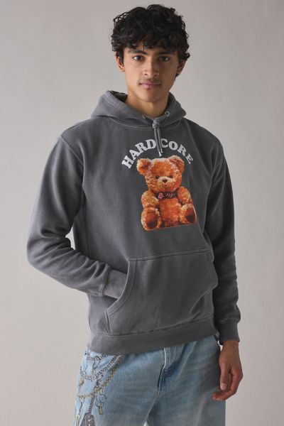 Hardcore Teddy Bear Graphic Hoodie Sweatshirt Product Page