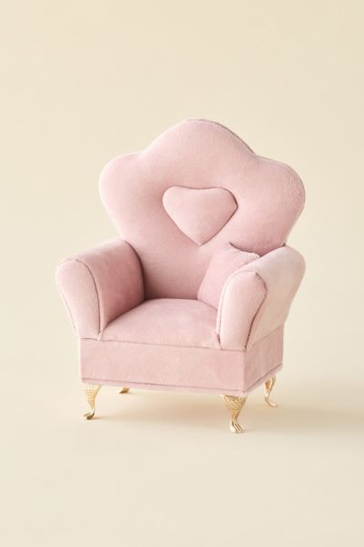 Velvet Arm Chair Jewelry Box