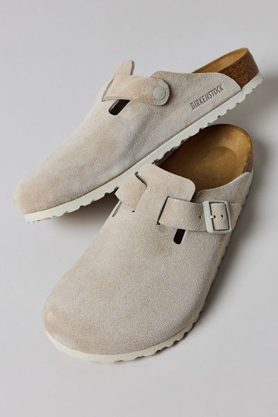 Sabots Boston en suède pour hommes de Birkenstock