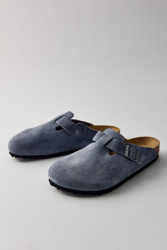 Birkenstock Men's Boston Suede Clogs #1