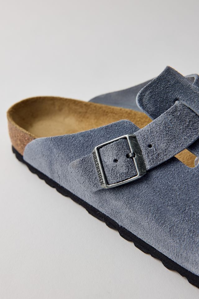 Birkenstock Men's Boston Suede Clogs #2