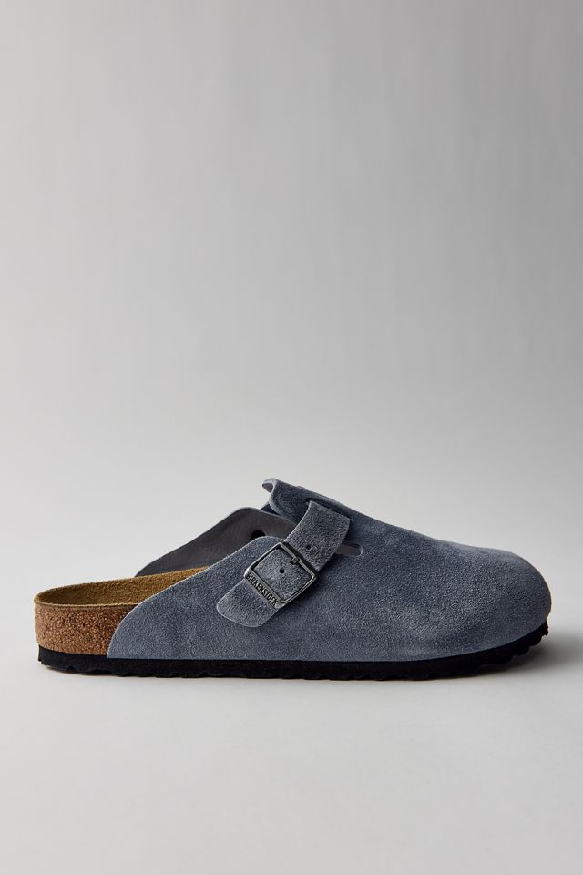 Birkenstock Men's Boston Suede Clogs #3