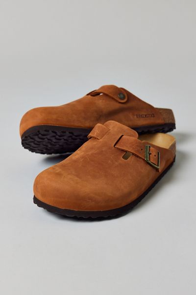 Birkenstock Men's Boston Oiled Leather Clogs
