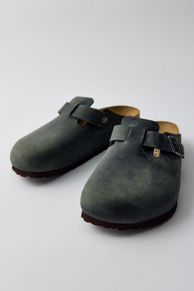 Birkenstock Men's Boston Oiled Leather Clogs #1