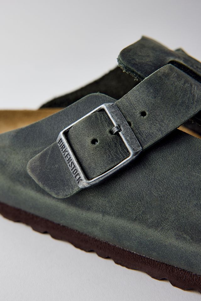 Birkenstock Men's Boston Oiled Leather Clogs #2
