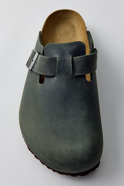Birkenstock Men's Boston Oiled Leather Clogs