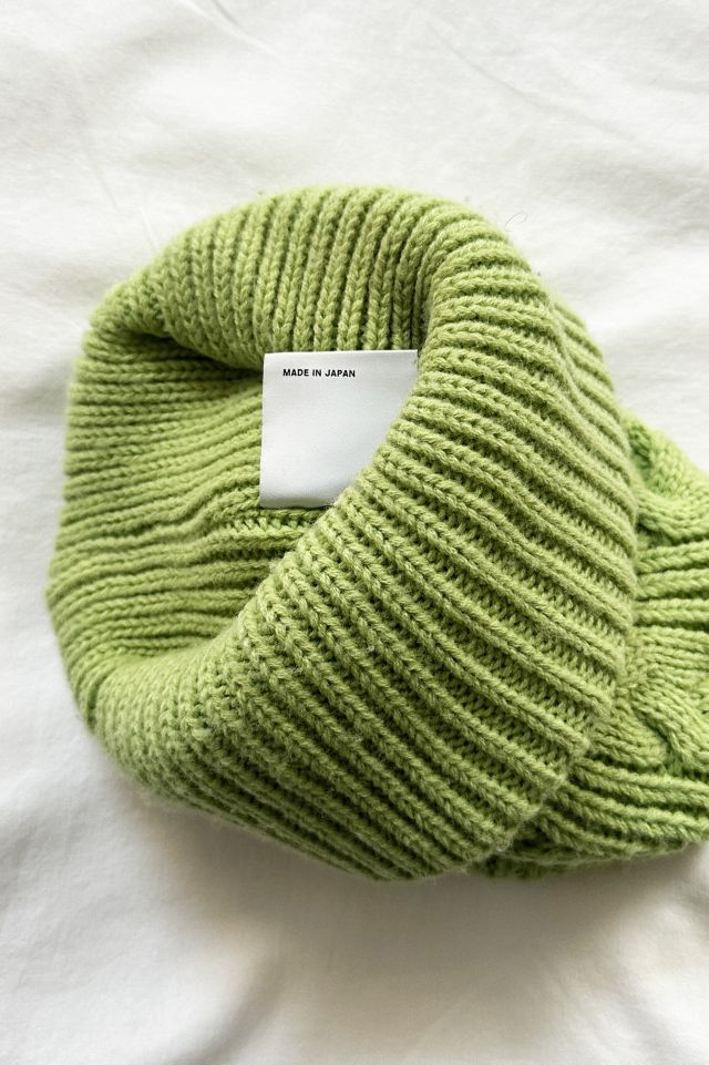 Adsum Cable Knit Lime Green Beanie #2