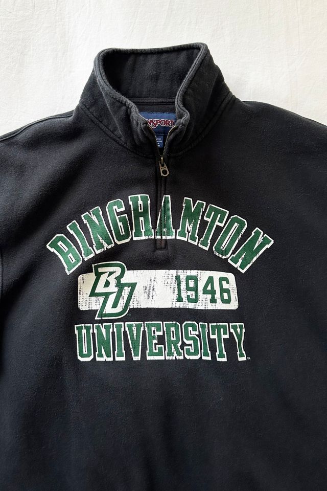Triple Print College Sweatshirt, Men's XL unclear brown type Vintage Second Hand