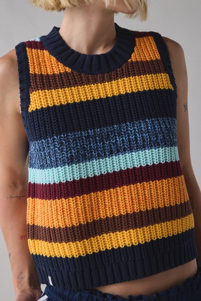 THE UPSIDE Nelson Knit Cropped Sweater Vest #3