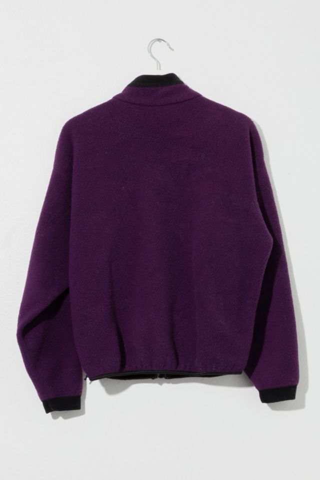 Vintage 1980s REI Purple Zipper Pocket Fleece Jacket #2