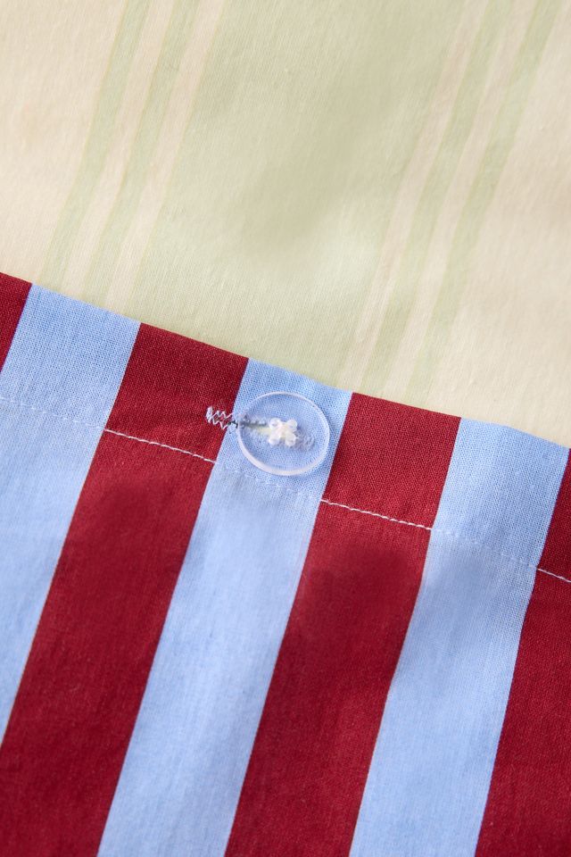Riley Striped Reversible Duvet Cover #3