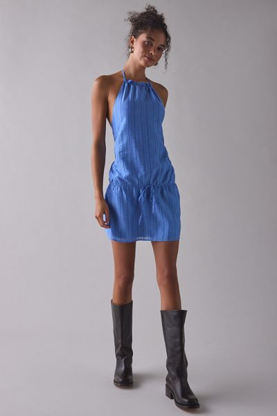 Motel Dhilla Ribbon Mini Dress | Urban Outfitters