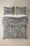 Darcie Zebra Patterned Core Duvet Set