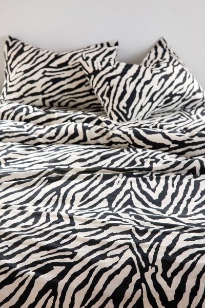 Ensemble de housse de couette Darcie à motif zébré