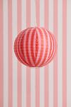 Striped Printed Round Paper Lantern Pendant Shade