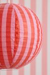 Striped Printed Round Paper Lantern Pendant Shade