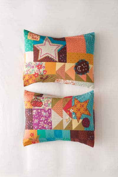 Quirky Patchwork Sham Set