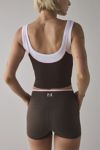 P.E Nation Forward Scoop Neck Layered Tank Top