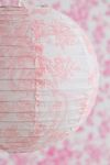 Toile Printed Round Paper Lantern Pendant Shade