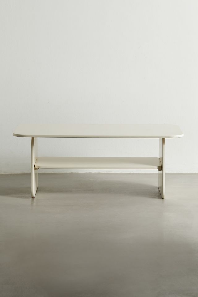 Silas Retro-Mod Wood Coffee Table #1