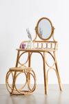 Caroline Rattan Mirror Vanity
