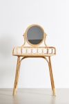 Caroline Rattan Mirror Vanity