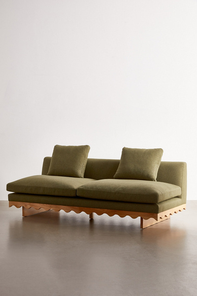 Roma Scalloped 3-Seater Sofa - Thumbnail 3