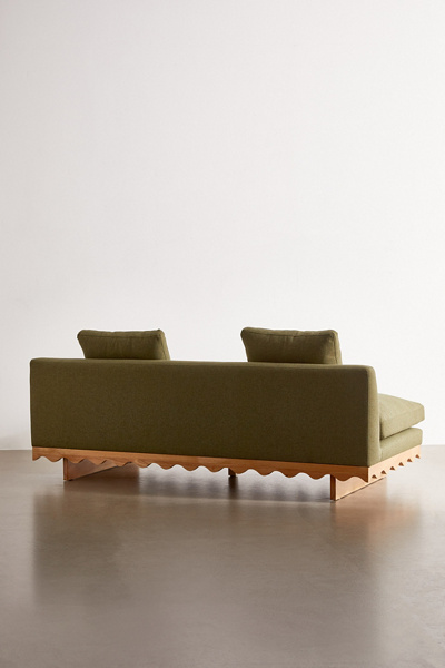 Roma Scalloped 3-Seater Sofa - Thumbnail 5