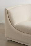Aria Upholstered Curved Sofa