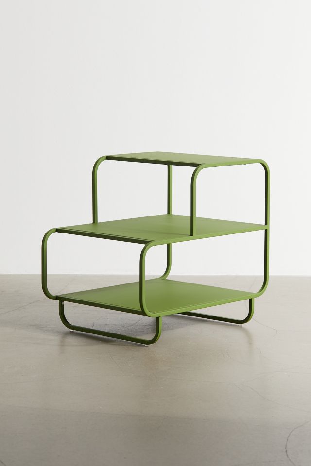 Alana 3-Tier Metal Side Table/Nightstand