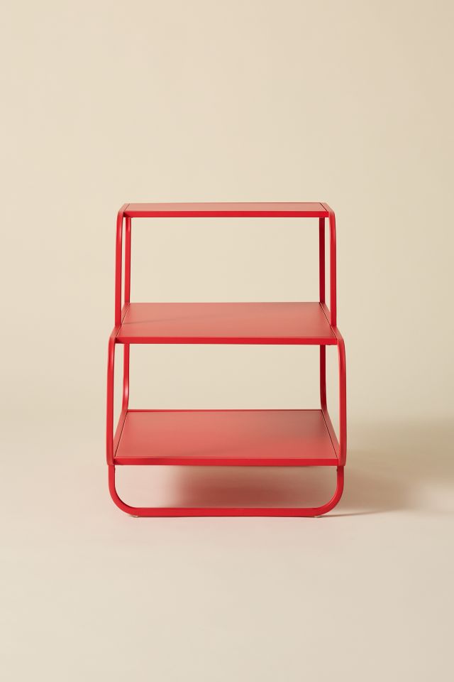 Alana Metal 3-Tier Side Table & Nightstand