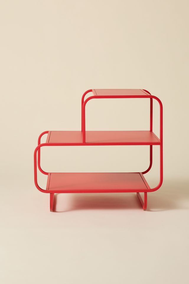 Alana Metal 3-Tier Side Table & Nightstand