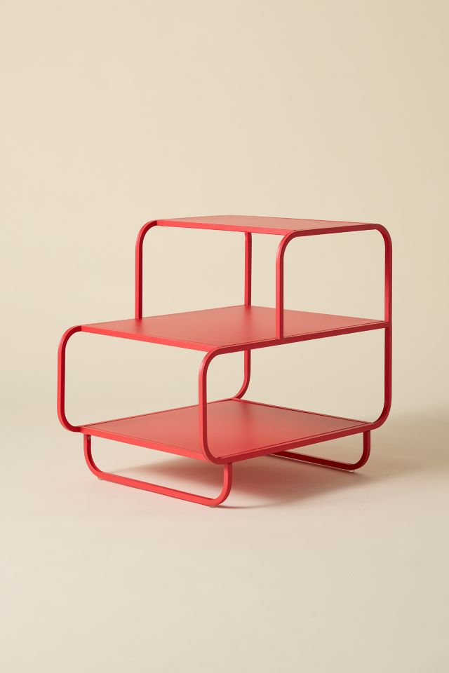 Alana Metal 3-Tier Side Table & Nightstand
