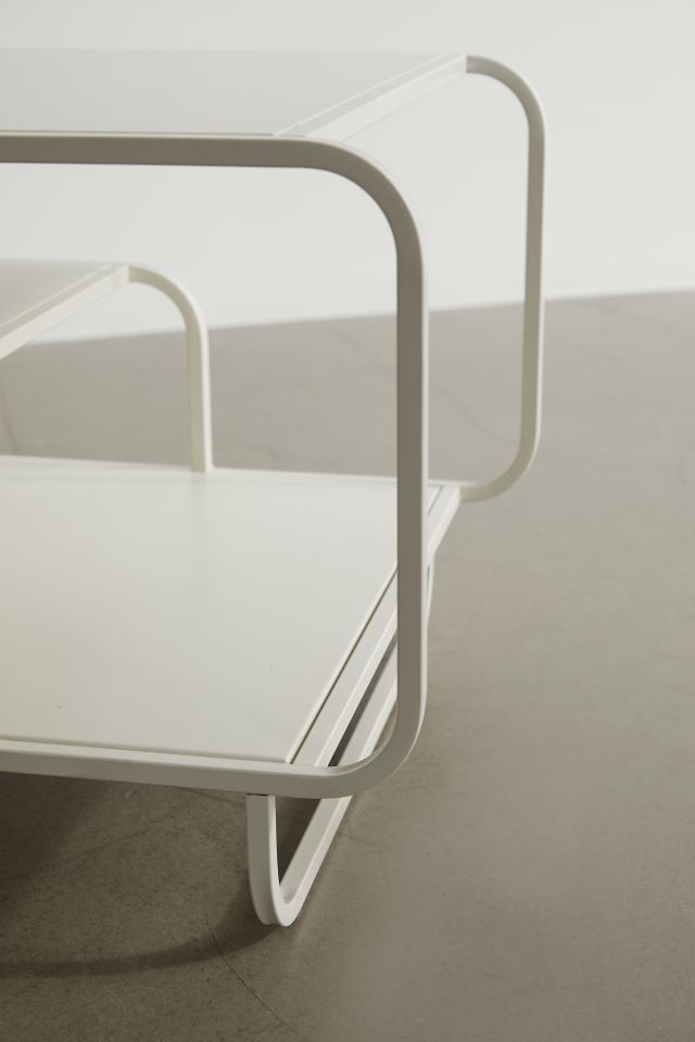 Alana Metal 3-Tiered Coffee Table #4