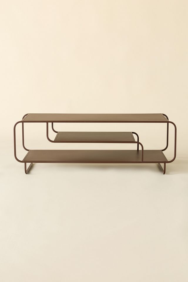 Alana Metal 3-Tiered Coffee Table #2