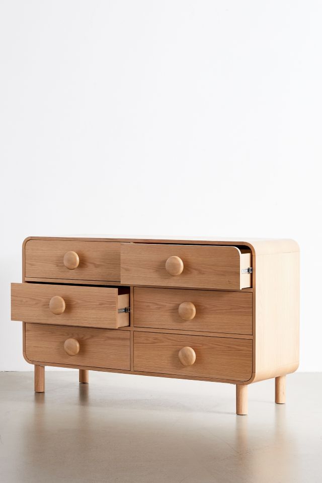 Tabitha 6-Drawer Wood Dresser #3