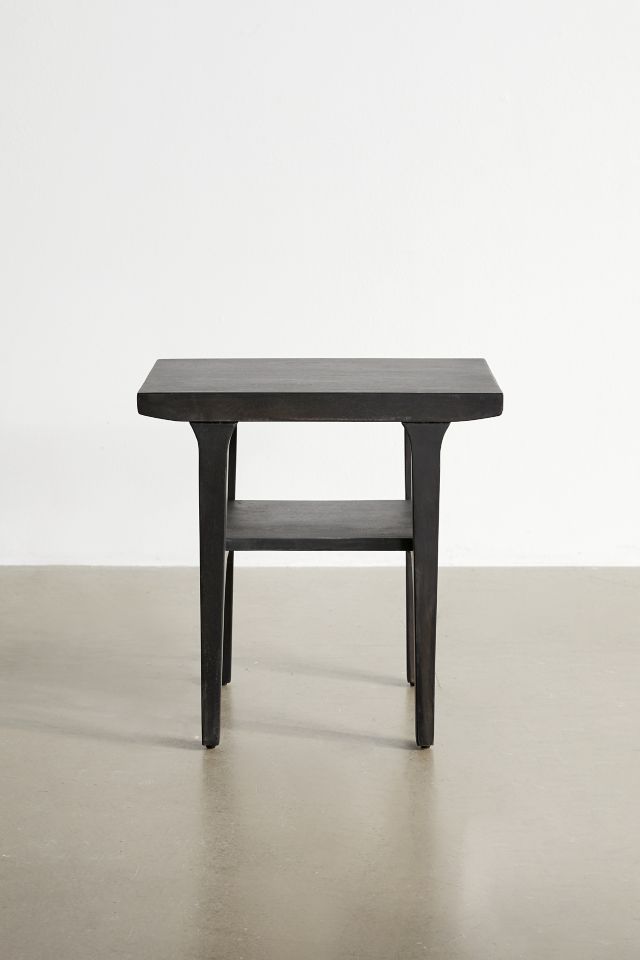 Wyatt 2-Tier Wood Nightstand/Side Table #1