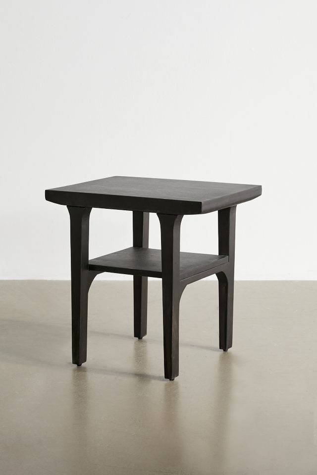 Wyatt 2-Tier Wood Nightstand/Side Table #2