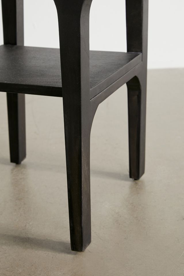 Wyatt 2-Tier Wood Nightstand/Side Table #3